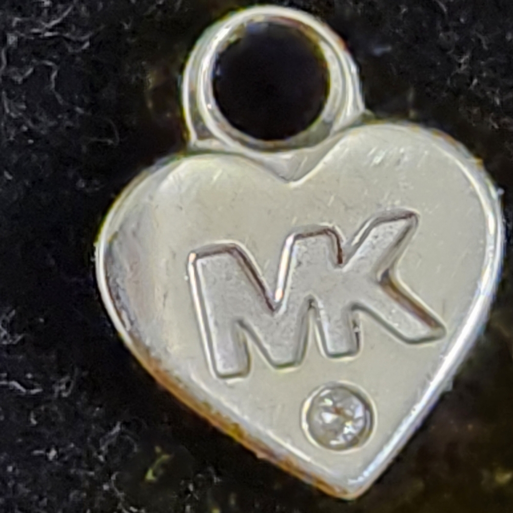 Michael Kors Silver Heart Pendant Charms - Picture 6 of 6